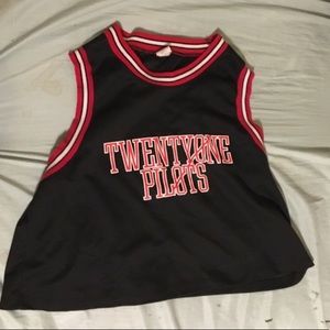 21 Pilots Jersey style cropped tank